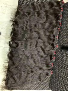 Envío Directo, paquete de cabello indio virgen crudo sin procesar, cabello alineado con cutícula virgen camboyana con cabello birmano de doble trama - Product Image 5