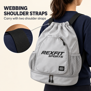 Bolsa de Pádel Personalizada Rexfit Sports, Mochila de Práctica con Bolsillo Frontal y Compartimento Inferior con Cierre para el Cancha - Product Image 1