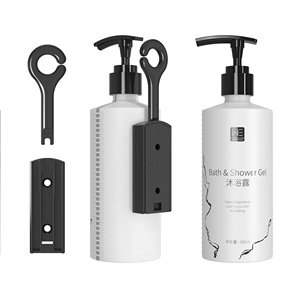 <span class=keywords><strong>Soporte</strong></span> dispensador de jabón montado en la pared <span class=keywords><strong>sin</strong></span> <span class=keywords><strong>taladro</strong></span> ABS directo de fábrica para champú Gel de <span class=keywords><strong>ducha</strong></span> estante de baño organizador de carrito de <span class=keywords><strong>Ducha</strong></span> - Product Image 1