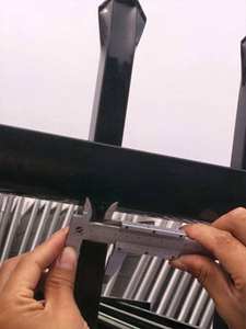 Panneaux extérieurs de barrière de sécurité en acier avec la conception décorative et anti structure tubulaire d'escalade disponibles dans des tailles faites sur commande - Product Image 5