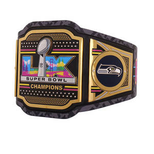 Cinturón de Campeonato Personalizado de Aleación de Zinc Premium, Trofeo Deportivo, Regalo para Fanáticos del Boxeo/Lucha Libre, Placa Metálica con Logotipo en Color Personalizado y Grabado - Product Image 2