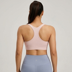 Women Yoga Sports Bra Soft Stretch Comfortable Supportive Workout <b>Top</b> For Gym Fitness Pilates And Everyday Activewear - Product Image 4