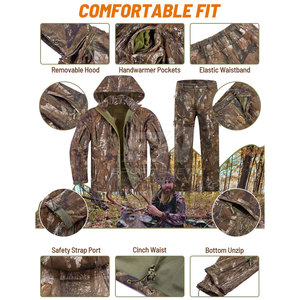 Vêtements d'extérieur durables avec des matériaux résistants, combinaison de chasse pour une utilisation active, combinaison de chasse - Product Image 5