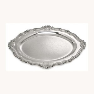 New Arrival Stylish Metal Hammered Serving <b>Tray</b> Customized Luxury Snack Tea Coffee Serving <b>Tray</b> For Home Decor - Product Image 2