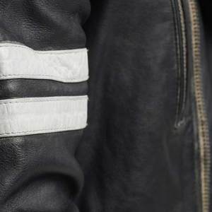 Veste en cuir pour homme, taille standard, imperméable, très demandée, style actuel, fermeture éclair, fabricant en gros. - Product Image 5