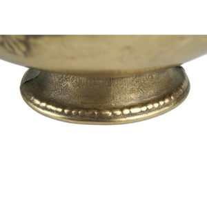 El lujoso tazón de latón de color dorado crea una experiencia gastronómica cálida y acogedora. - Product Image 2