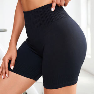 Shorts Deportivos de Primera Calidad para Mujer, Hechos a Medida, con Mezcla Transpirable de Algodón y Spandex, Diseñados en Fábrica para Yoga y Fitness - Product Image 5