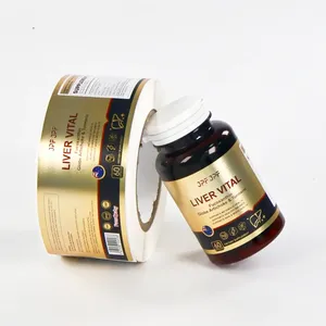สติกเกอร์ติดขวดอาหารเสริมแบบม้วนสำหรับธุรกิจมืออาชีพ - Product Image 2