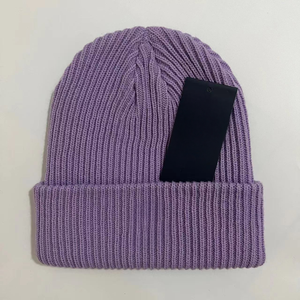 Unisex Solid Color Knit Beanie Hat 100% Acrylic Cuffed <b>Winter</b> <b>Cap</b> Casual Style for Adults White - Product Image 3