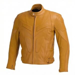 Chaqueta de Motociclista de Cuero Genuino para Hombre de la Mejor Calidad, Nueva Colección de Invierno, Chaquetas de Motocicleta con Protecciones Desmontables Personalizadas - Product Image 1