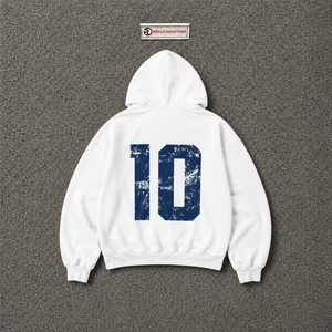 Sweat à capuche blanc entièrement zippé en molleton de coton épais de qualité supérieure, streetwear uni, unisexe, coupe oversize, décontracté, pour l'hiver - Product Image 6