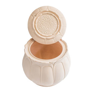 Urnas Biodegradables de Alta Calidad Qianrui, Color Beige, para Entierro en el Mar, Cremación en Agua, Contenedor de Cenizas, Urnas Biodegradables Conmemorativas para Funerales - Product Image 3