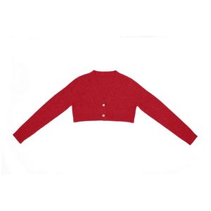 OEM personnalisé femmes automne mode Cardigan mince 100% laine mérinos tricoté coupe ample manches longues col rond - Product Image 1