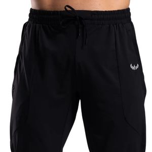 Men's <b>Black</b> Performance Jogger <b>Pants</b> Stretch Athletic Workout Sweatpants Breathable Running Fitness Training Gym Activewear Wear - Product Image 5