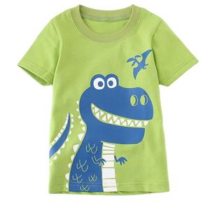 Camiseta de manga corta con cuello redondo para niños, ropa con estampado de logotipo personalizado, 100% algodón - Product Image 1