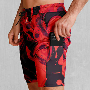 Custom Summer Graphic Letter Print Logo <b>Mens</b> Short <b>Jeans</b> Washed Ripped <b>Jeans</b> Shorts - Product Image 5