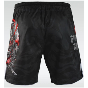 MMA <b>Shorts</b> <b>Men</b> <b>Black</b> Sublimation Print Quick Dry Mixed Martial Arts Wear Regular Fit Adult Size - Product Image 4