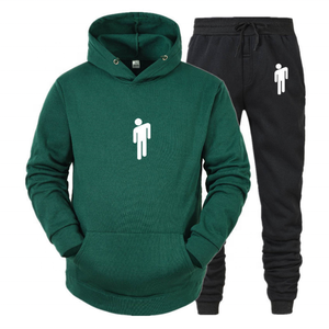 AI-7277 de alta calidad de Color con capucha y jogger par personalizado logotipo trajes de dos piezas de Color sólido combinación de Sialkot - Product Image 2