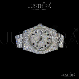 Reloj de Pulsera de Lujo con Diamantes Moissanite VVS, Totalmente Automático, Personalizado, para Hombre y Mujer, Ideal para Fiestas, al Mejor Precio - Product Image 2