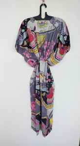 ชุดคาฟตันผ้าฝ้ายอินเดีย งานแฮนด์เมด ลายดอกไม้ ชุดคลุมชายหาด สวมใส่สบาย น้ำหนักเบา เหมาะสำหรับใส่ไปรีสอร์ท สำหรับผู้หญิง - Product Image 3