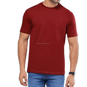 Camiseta de algodón 100% de calidad premium para hombre, corte regular, manga corta, cuello redondo. - Product Image 1