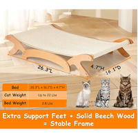 Árbol para Gatos de Sisal Moderno y Sencillo, Diseño Navideño, Capacidad de 22 Libras, Fácil de Montar, para Uso en Interiores, Sala de Estar, Embalado en Cartón, para Todas las Estaciones