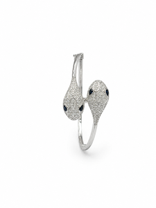 Brazalete de Piedra Moissanita y Piedra Sintética en Plata de Ley 92.5 KLSB-20832 - Product Image 2