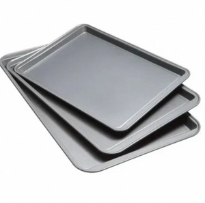 Export Quality 0.7 Mm Aluminum Cookie Baking Tray Heat Resistant Design For Bakery And Pastry Available At Discounted Price - Product Image 4