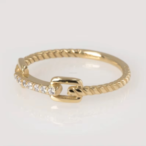 Diamantes de Corte Brillante Redondo en Oro Rosa de 14K, Estilo Vintage, Certificados por IGI, para Bodas y Fiestas - Línea de Joyería Exclusiva del Fabricante - Product Image 1