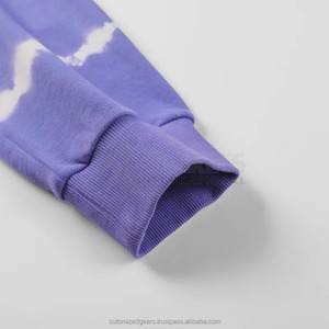 Sudadera con capucha de gran tamaño con lavado ácido para hombre, sudaderas de invierno de gran tamaño con logotipo personalizado con impresión digital, sudaderas con capucha teñidas lisas al por mayor - Product Image 6