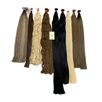 Pré-collé Vente Chaude Kératine U Tip Nano Tip Tape dans les Cheveux Russes Double Drawn Platinum Blonde Extensions de Cheveux Humains