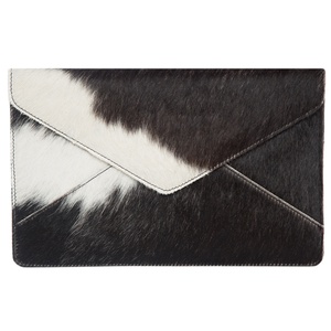 Cowhide Coin Bag Western Fashion <b>Women</b> <b>Wristlet</b> Clutch Bag for <b>Women</b> Customize Size Genuine Leather Cowhide Handbags - Product Image 1
