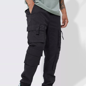 Pantalones de Golf para Hombre, Diseño Personalizado OEM ODM, Mezcla de Algodón de Alta Calidad, Elásticos en 4 Direcciones, Corte Ajustado, Pantalones Deportivos de Golf, Pantalones Holgados de Secado Rápido - Product Image 1