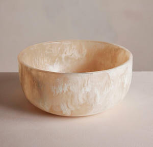 Tazón de Ensalada Personalizado de Resina Ecológica y Duradera, Ligero, Hecho a Mano, Clásico, Artesanal, Decorativo para Servir Ensaladas - Product Image 2