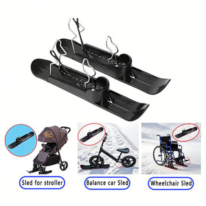 Équipement de ski d'extérieur pour enfants : Vélo d'équilibre, planche à neige, planche à glace, planche à sable, planche à glace pour <span class=keywords><strong>bébé</strong></span>, plaque de base pour poussette, chaise roulante, <span class=keywords><strong>luge</strong></span> - Product Image 3