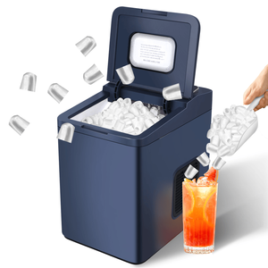PSZ6D Macchina per Ghiaccio Automatica Smart da 12kg/giorno in PVC, per Casa e Campeggio, Senza BPA - Product Image 2