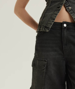 Women Modern <b>Denim</b> Shorts Relaxed Comfort High Waist Cotton <b>Stretch</b> Fabric Summer Fashion OEM ODM Custom Clothing Factory Shorts - Product Image 3