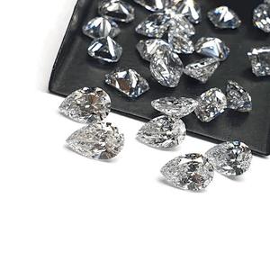 Diamants synthétiques CVD HPHT DEF VS de qualité supérieure, taille poire fantaisie, calibrés spécialement, 3x2mm 4x3mm, cultivés en laboratoire, pour la fabrication de bijoux par RAAMAA - Product Image 2
