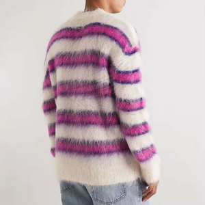 Suéter de Mohair 100% Lana de Primera Calidad, Precio de Fábrica, Color y Logotipo Personalizados, Diseño Transpirable en la Parte Delantera - Product Image 2