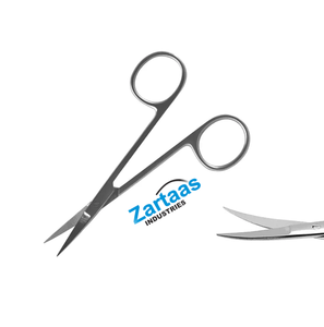Ciseaux chirurgicaux IRIS FINE de haute qualité, pointe acérée/courbée, 11 cm – Fabricant et exportateur d'instruments chirurgicaux - Product Image 4