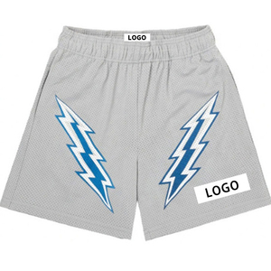 Shorts de basketball unisexes à séchage rapide, antibactériens, imprimés, avec cordon de serrage, logo personnalisé, broderie, maille respirante, personnalisable - Product Image 3