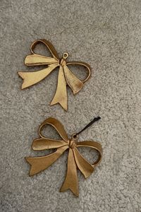 3 Piezas de Dijes de Lazo de Aleación de Zinc Plateado Contemporáneos para Decoración de Cumpleaños y Bodas - Product Image 6
