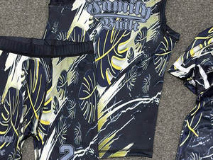 ออกแบบเสื้อบาสเก็ตบอลแบบกำหนดเองด้วยกราฟิกหลากสีแบบ 3 มิติ - Product Image 3