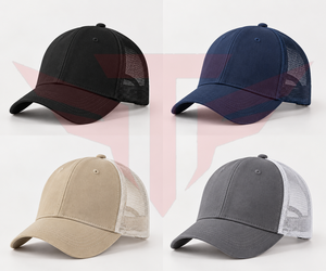 Casquette Trucker en Maille Tactus Industries, 6 Panneaux, Réglable, Unisexe, Décontractée, Printemps-Été, Couleur Unie, Respirante, Toile Imperméable - Product Image 6