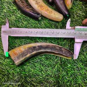 Poignées de couteau artisanales en corne de cerf de qualité supérieure, écologiques, 12 mm, en corne naturelle pour la fabrication de couteaux et d'objets artisanaux - Product Image 3