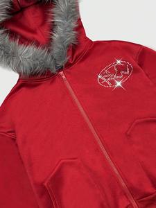 เสื้อฮู้ดดี้ขนสัตว์ผู้ชาย ทรงหลวม ไหล่ตก สไตล์ลำลอง สตรีทแวร์ ชุดออกกำลังกาย เนื้อผ้าหนา ใส่สบาย ทรงทันสมัย เหมาะกับฤดูหนาว - Product Image 3