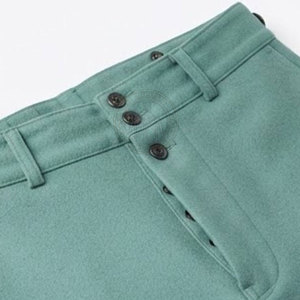 Pantalon de combat allemand durable et léger, coupe droite, taille renforcée, fermeture sécurisée, en toile. - Product Image 5