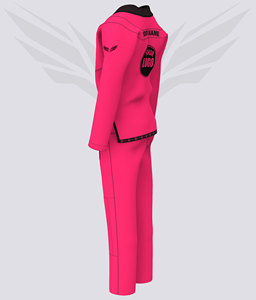 Professional Custom Logo <b>Pink</b> BJJ Gi Premium Pearl Weave Brazilian Jiu Jitsu <b>Kimono</b> Martial Arts Training Uniform Wholesale - Product Image 2