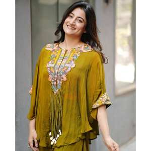 Conjunto de Fiesta Elegante para Mujer, Blusa y Pantalones Palazzo - Product Image 1