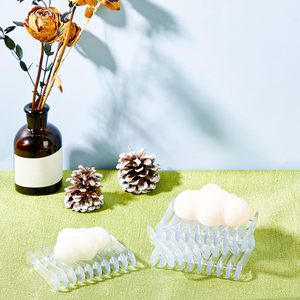 Support à savon professionnel en plastique, 2 pièces, avec égouttoir intégré pour économiser le savon - Product Image 6